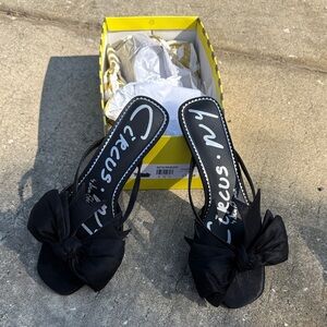 Circus by Sam Edelman Black Bow Heels